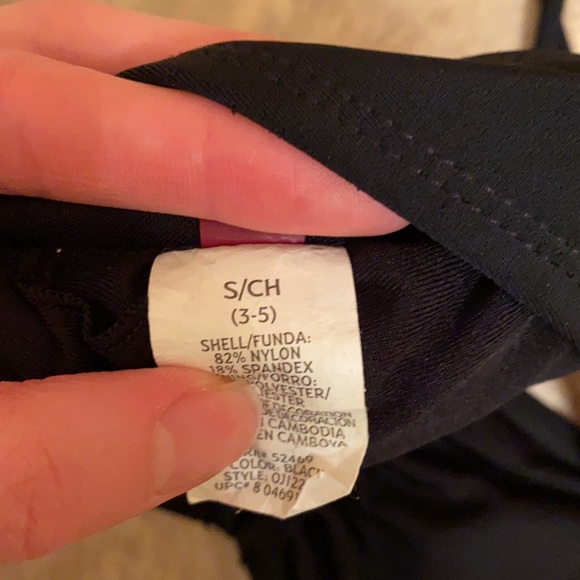 3 for $15! OP black halter swim suit top - Picture 4 of 4